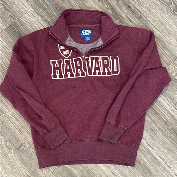 Harvard Maroon Quarter-Zip Sweatshirt - Picture 1 of 3
